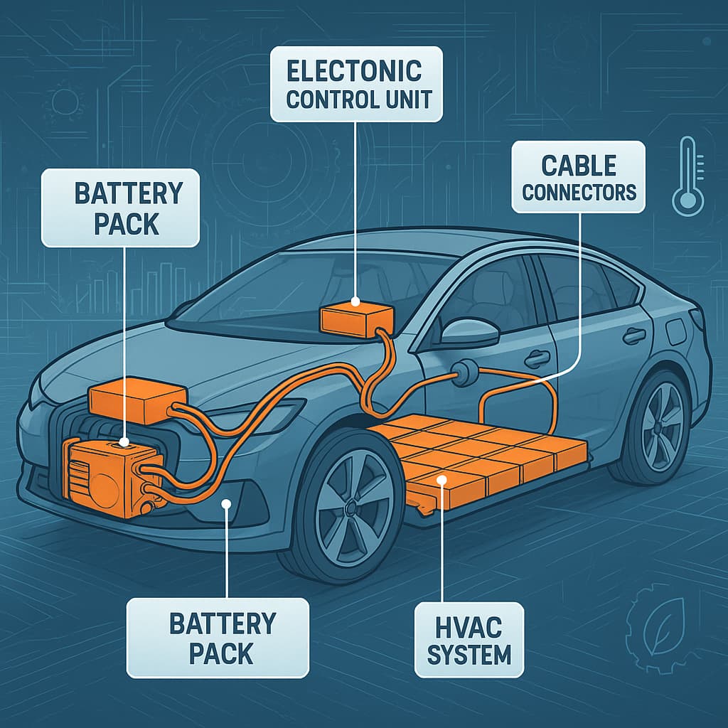 Novas demandas por modificação de nylon em veículos elétricos