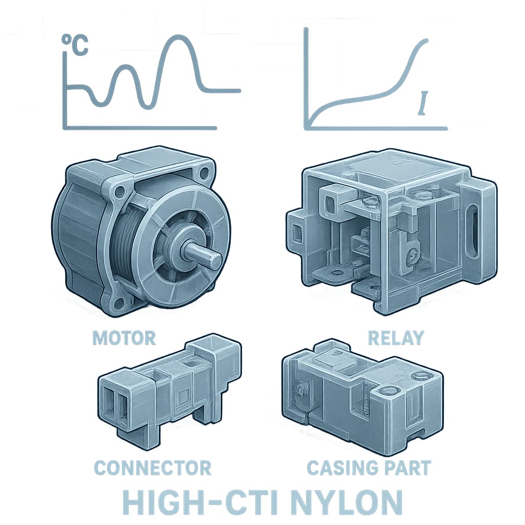 Como selecionar nylon modificado com alto índice de resistência térmica (CTI) e alta resistência ao calor na indústria de eletrodomésticos