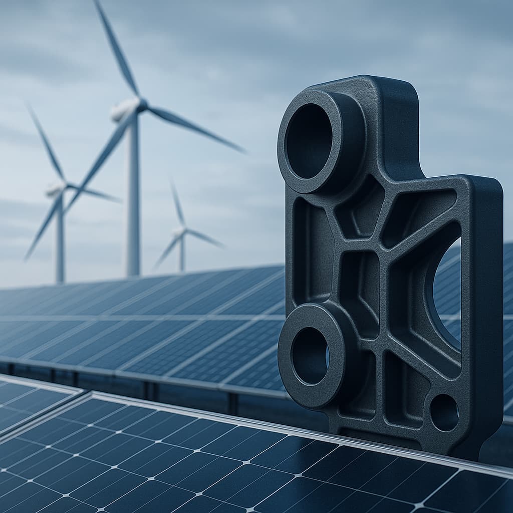 Novos requisitos e diretrizes de modificação para materiais de nylon em aplicações de energia eólica e solar.