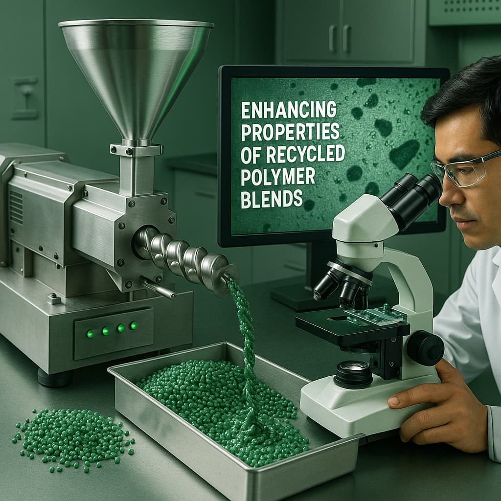 Aprimorando as propriedades e a estabilidade do náilon reciclado por meio da tecnologia de mistura.