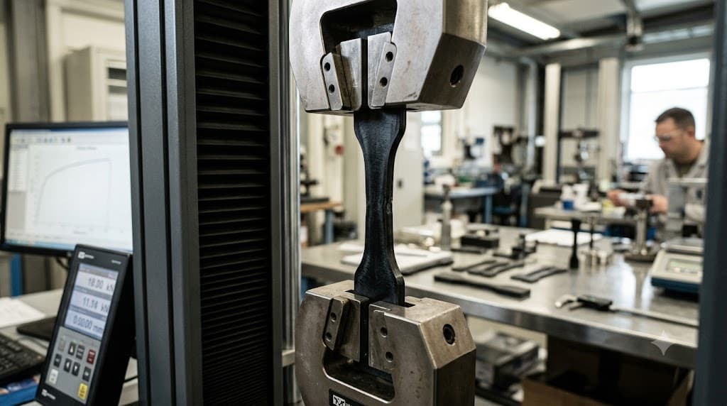  Tensile mechanical test on glass fiber reinforced nylon 